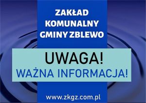 wazna informacja zakłądu komunalnego